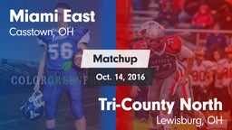 Matchup: Miami East vs. Tri-County North  2016