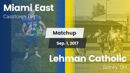 Matchup: Miami East vs. Lehman Catholic  2017