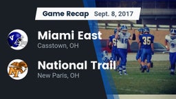 Recap: Miami East  vs. National Trail  2017