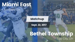 Matchup: Miami East vs. Bethel Township  2017