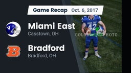 Recap: Miami East  vs. Bradford  2017