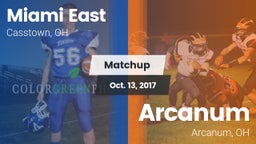 Matchup: Miami East vs. Arcanum  2017