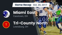 Recap: Miami East  vs. Tri-County North  2017