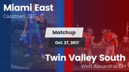 Matchup: Miami East vs. Twin Valley South  2017