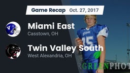 Recap: Miami East  vs. Twin Valley South  2017