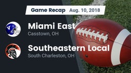 Recap: Miami East  vs. Southeastern Local  2018