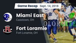 Recap: Miami East  vs. Fort Loramie  2018