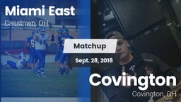 Matchup: Miami East vs. Covington  2018
