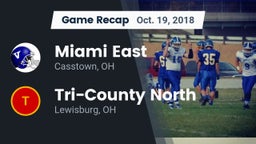Recap: Miami East  vs. Tri-County North  2018