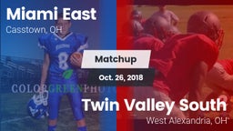 Matchup: Miami East vs. Twin Valley South  2018