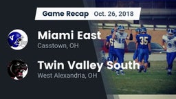 Recap: Miami East  vs. Twin Valley South  2018