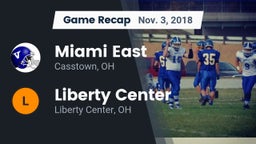 Recap: Miami East  vs. Liberty Center  2018