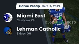 Recap: Miami East  vs. Lehman Catholic  2019