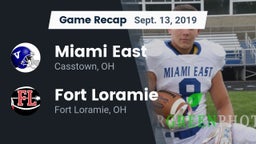 Recap: Miami East  vs. Fort Loramie  2019