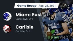 Recap: Miami East  vs. Carlisle  2021