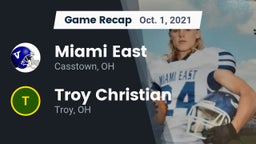 Recap: Miami East  vs. Troy Christian  2021