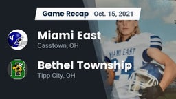 Recap: Miami East  vs. Bethel Township  2021