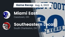 Recap: Miami East  vs. Southeastern Local  2022