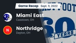 Recap: Miami East  vs. Northridge  2022