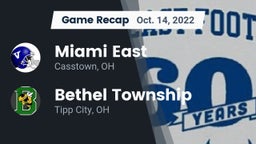Recap: Miami East  vs. Bethel Township  2022