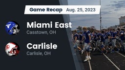 Recap: Miami East  vs. Carlisle  2023