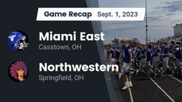 Recap: Miami East  vs. Northwestern  2023