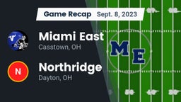 Recap: Miami East  vs. Northridge  2023