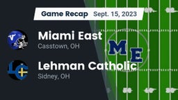 Recap: Miami East  vs. Lehman Catholic  2023