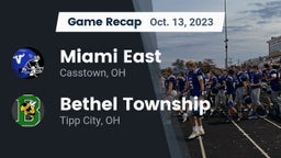 Recap: Miami East  vs. Bethel Township  2023