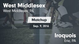 Matchup: West Middlesex vs. Iroquois  2016