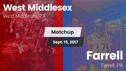 Matchup: West Middlesex vs. Farrell  2017