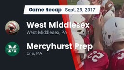 Recap: West Middlesex   vs. Mercyhurst Prep  2017