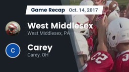 Recap: West Middlesex   vs. Carey  2017