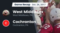 Recap: West Middlesex   vs. Cochranton  2017