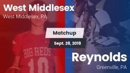 Matchup: West Middlesex vs. Reynolds  2018