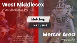 Matchup: West Middlesex vs. Mercer Area  2018