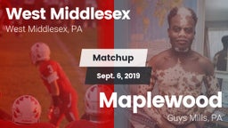 Matchup: West Middlesex vs. Maplewood  2019