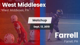 Matchup: West Middlesex vs. Farrell  2019