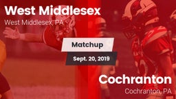 Matchup: West Middlesex vs. Cochranton  2019