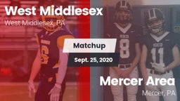 Matchup: West Middlesex vs. Mercer Area  2020