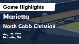 Marietta  vs North Cobb Christian  Game Highlights - Aug. 20, 2020