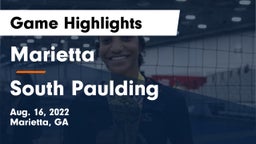 Marietta  vs South Paulding  Game Highlights - Aug. 16, 2022