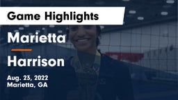 Marietta  vs Harrison  Game Highlights - Aug. 23, 2022