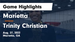 Marietta  vs Trinity Christian Game Highlights - Aug. 27, 2022