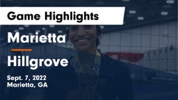 Marietta  vs Hillgrove  Game Highlights - Sept. 7, 2022