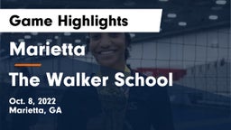 Marietta  vs The Walker School Game Highlights - Oct. 8, 2022