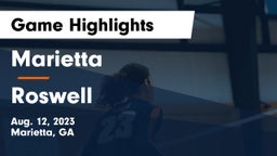 Marietta  vs Roswell  Game Highlights - Aug. 12, 2023
