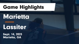 Marietta  vs Lassiter  Game Highlights - Sept. 14, 2023