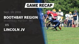Recap: Boothbay Region  vs. Lincoln JV 2016