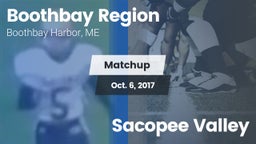 Matchup: Boothbay vs. Sacopee Valley 2017